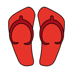 flip flops sandals icon image
