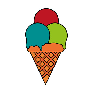 ice cream cone icon image