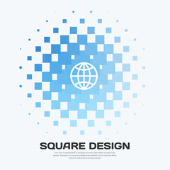 Abstract vector design elements for graphic layout.