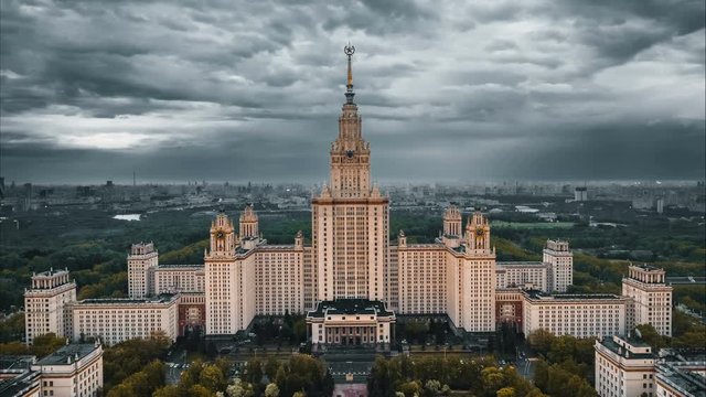 Main Building Of Moscow State University