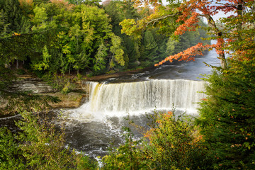 Tahquamenon Falls in Autumn in the Upper Peninsula of Michigan
