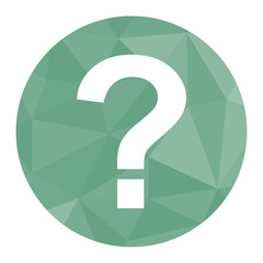 Polygon Icon Fragezeichen