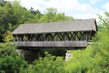 Packard Hill Covered Bridge in Lebanon, NH © pegase1972