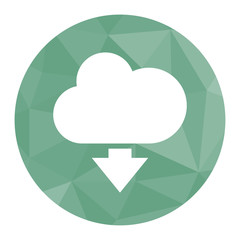 Polygon Icon Wolke herunterladen