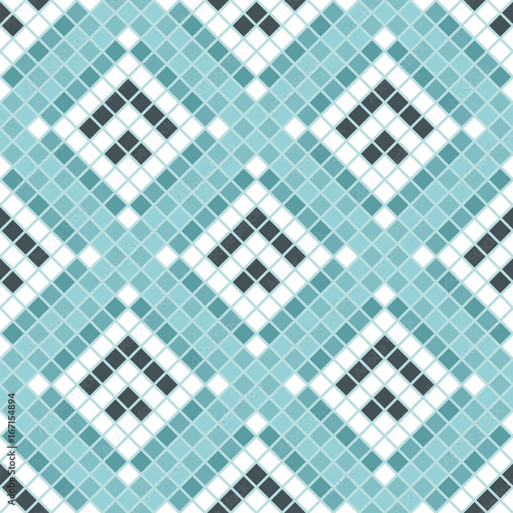Poster abstract seamless pattern of squares. ceramic tiles.