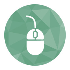 Polygon Icon Computermaus