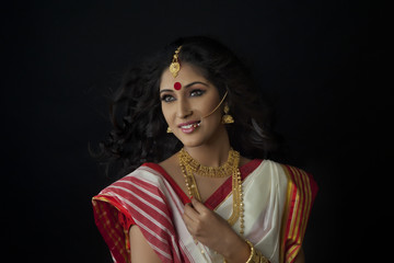 Bengali woman smiling 