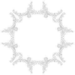 Baroque vector vintage elements