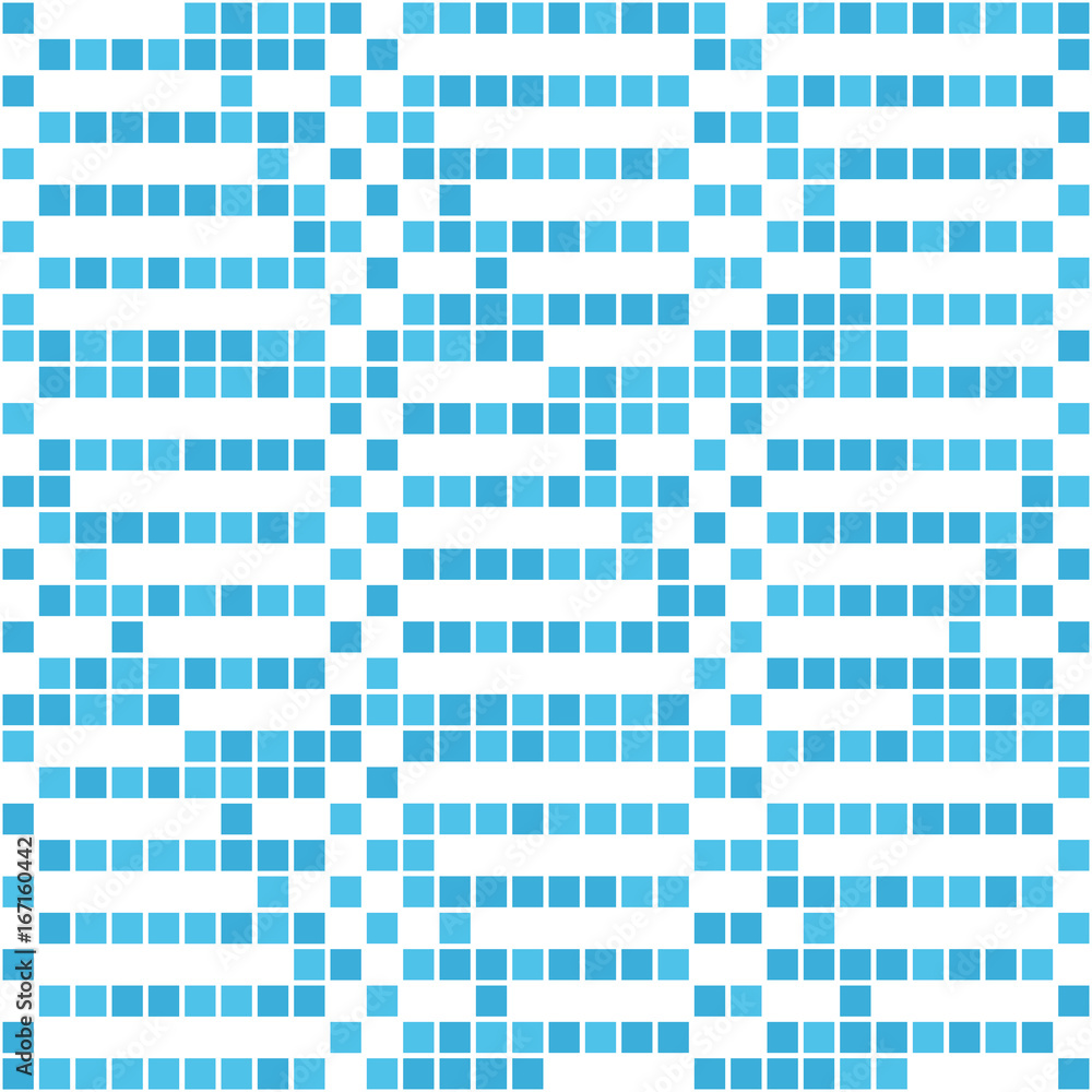 Poster abstract seamless pattern of bright squares. movement of geometric shapes.