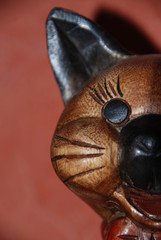 Katze aus Holz