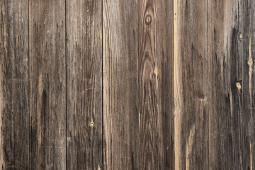 Naklejka premium Old wooden wall - grunge texture, background