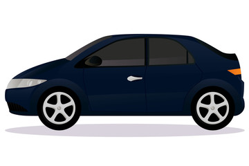 Obraz na płótnie Canvas Hatchback car body type