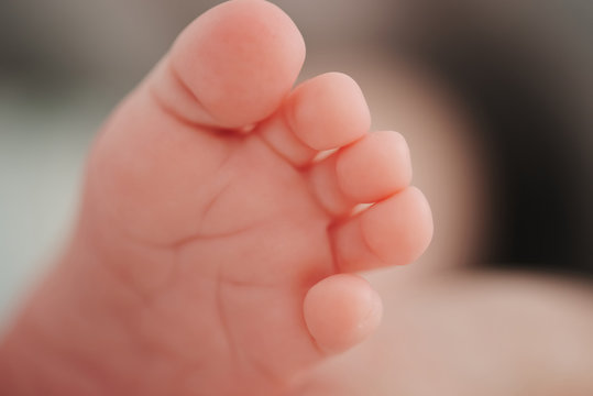 photo of baby foot