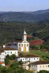 Fototapeta na wymiar Serro, colonial city in brazil