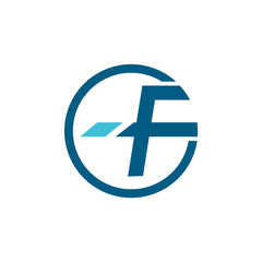 Obraz premium Letter F Logo 