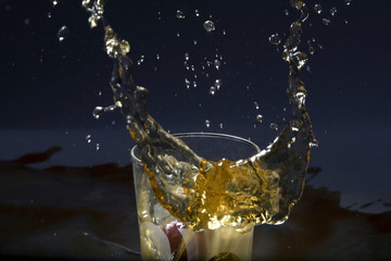 Drink splashing 