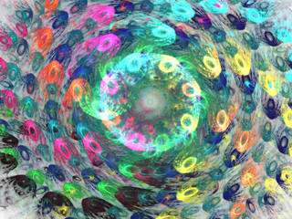 Abstract fractal background