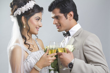 Portrait of a Bride and Bridegroom