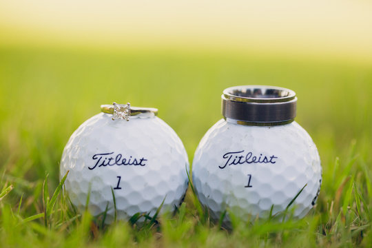 Golf Ball Wedding