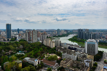 Obraz premium Miangyang downtown