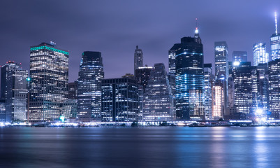 New York City Skyline at Night 