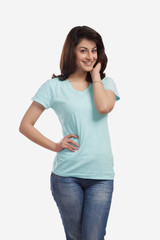 Portrait of a woman smiling