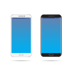 Smartphone, mobile phone isolated, realistic vector illustration.
