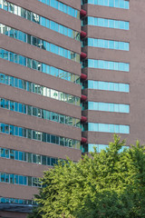 detail shot of modern architecture facade,business concepts,in city of China.