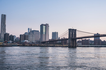Fototapeta na wymiar Sunrise in New York City 