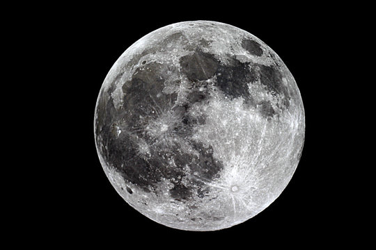 Moon background / The Moon is an astronomical body that orbits planet Earth, being Earth's only permanent natural satellite