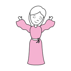 blessed holy virgin mary icon