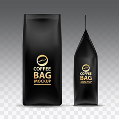 Coffee Bag Mockup Packaging Isolated 