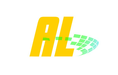 AL Initial Logo for your startup venture