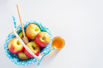 Apples, pomegranate and honey for Rosh Hashanah