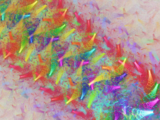 Abstract fractal background