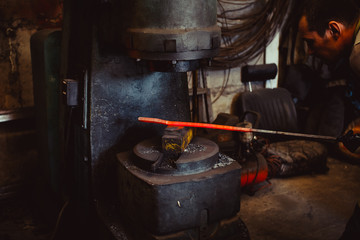 Hammer in the forge