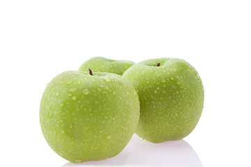 Close-up of green apples