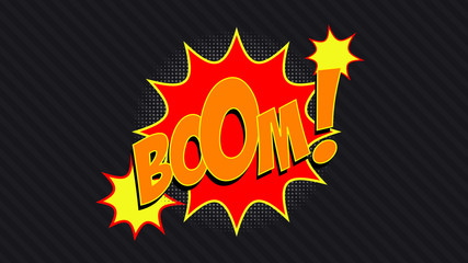 Boom! - Comic Speech Bubble