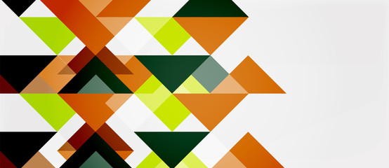 Triangle pattern design background