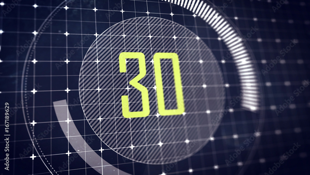 Poster preloader with the value of 30