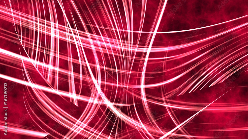 Poster red abstract wave lines background.