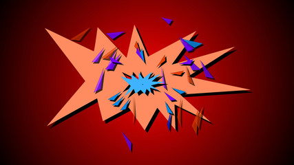  Comic book explosion