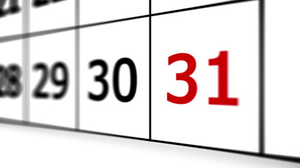 Thirty-first day of the calendar