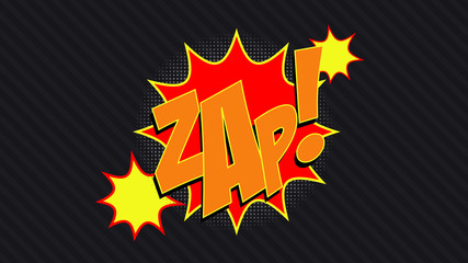 ZAP! Comic Book Bubble