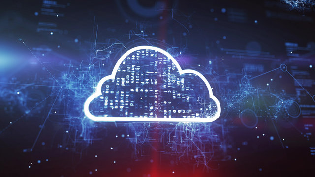 Cloud System Technology Concept