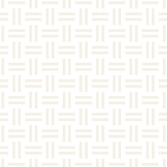 Crosshatch vector seamless geometric pattern. Crossed graphic rectangles background. Seamless subtle texture of crosshatched bold lines. Trellis simple fabric print.