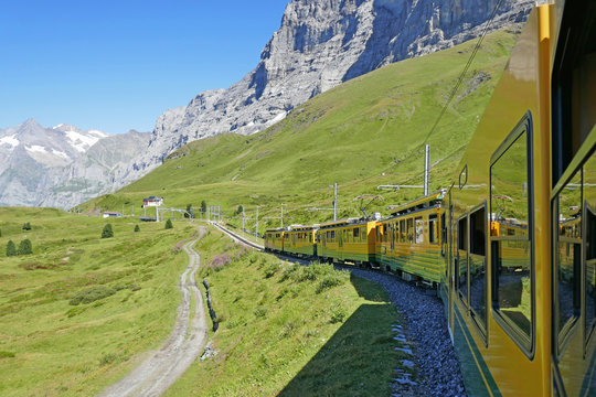alpen, jungfraubahn, berner oberland, schweiz 