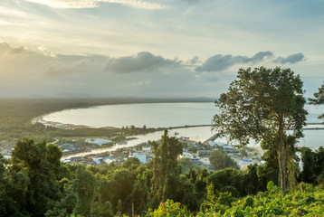 Estuary of Chumphon, Thailand