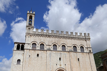 Fototapeta na wymiar Wonderfull Consuls Palace in Gubbio. Umbria - Italy