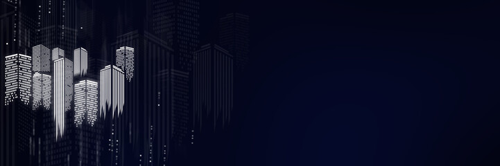 City scene on night time